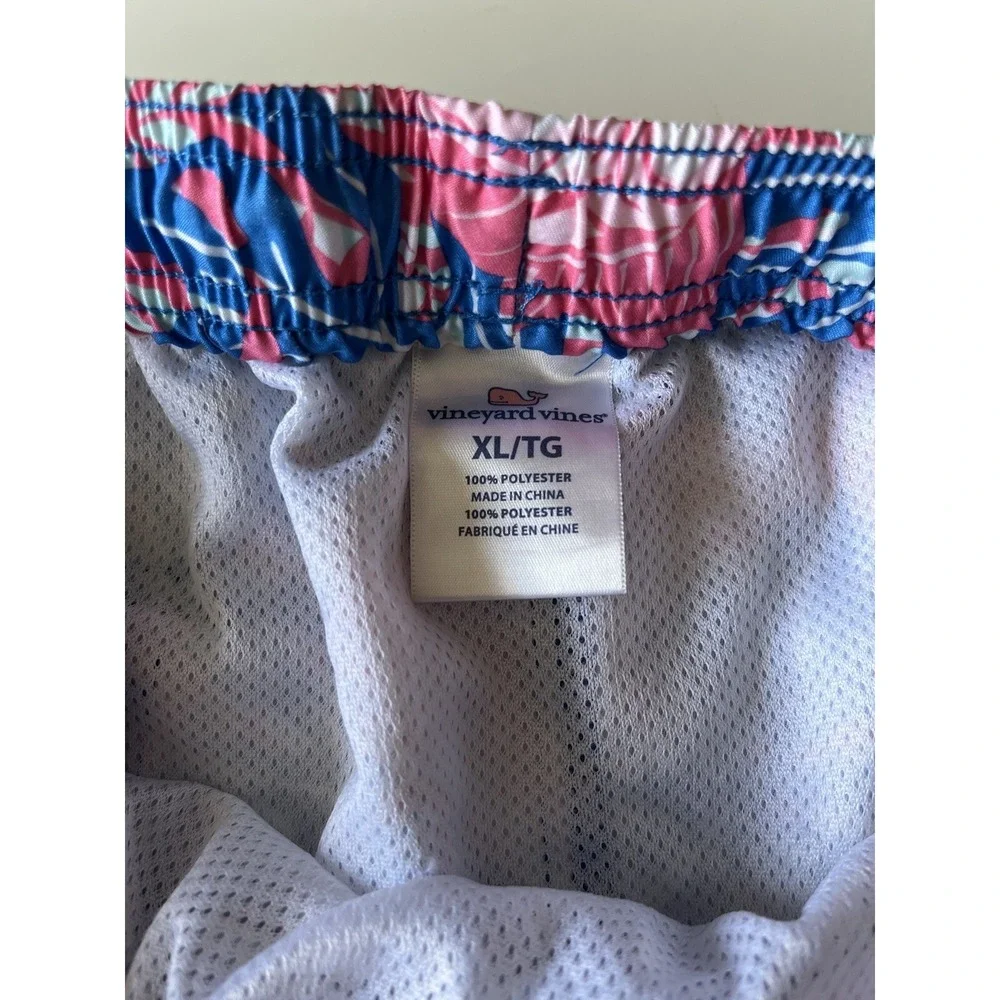 Vineyard Vines Swim Trunks‎ - Pink/Blue/White Floral - XL